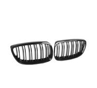Grille Front For BMW E92 E93 For M3 2006-2009 Front Bumper Kidney Grill Gloss Black Dual Line Grille Car Styling Racing Grilles(Black2006-2009)