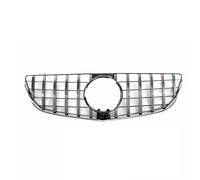 Grille Front Grill Compatible With E Coupe W207 C207 A207 2014-2017 2 Door E250 E350 E400 E500 Upper Bumper Hood Mesh(Silver)