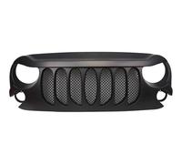 Grille Gladiator Front Black Angry Grill ABS For Jeep For Wrangler JK 2007-2017 For J189 Bumper Grille