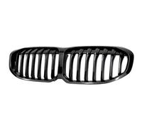 Grille Grill 2pcs Car Front Bumper Grille Racing Grills Kidney Grilles For Bmw 1 Series F40 2020-In Single Slat Line Gloss Black