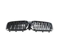 Grille Grill Gloss Black Front Kidney Grill Grille For BMW IX3 G08 For LCI 2021 2022 2023 2024 Double Slat Front Grill