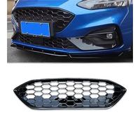 Grille Grill Replacement Car Front Bumper Grille For For Focus For MK4 ST 2019 2020 Racing Billet Grills Cover Body Kits Guard Grille(Upper)
