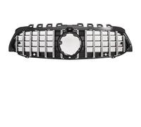 Grille Grill Replacement For Benz For W177 For A Class 2019-2022 Front Racing Radiator Grills Air Intake Grille Accessories Body Kits Grille(Silver)