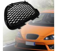 Grille Insert Car Front Bumper Centre Grille Front Honeycomb Grill Mesh Badgeless Grille For Seat For Leon 2006-2009 Compatible