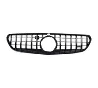 Grille Insert For Benz For S-Class For S63 S65 For AMG Coupe For W217 C217 2015-2017 Middle Grille Car ABS Vertical Bar Compatible(Black)