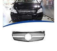 Grille Insert Front Bumper Inlet Middle Mesh Grille For Viano For W639 2011-2014 Grill Grilles Decoration Mask Grid Compatible