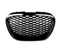Grille Insert Front Honeycomb Grill Mesh Badgeless Grille For Seat For Leon For MK2 1P 2004-2009 Front Bumper Grill Compatible(Glossy Black)