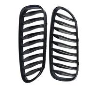 Grille Insert Trims Stripe 2Pcs Car Front Bumper Grille Grills for BMW Z4 E85 for Roadster E86 for Coupe 2003-2008 51117117757, 51137051957, 51117117758 Car Front Bumper Grille(Gloss black)