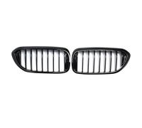 Grille Insert Trims Stripe 2Pcs Car Grill Grille Front Bumper Kidney Single Slats Grille Guards Compatible For 5 Series G30 G31 G38 2017 2018 2019 2020 Front Grille Trim Stripes
