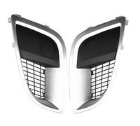 Grille Insert Trims Stripe 6X For Buick For Regal GS 2012-2017 Car Fog Light Grille Fog Trailer Cover Front Bumper Light Grille Racing Grills Car Front Bumper Grille