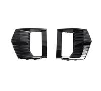 Grille Insert Trims Stripe Car Fog Light Trim Lamp Bezel Front Bumper Fog Light Grille Covers For GMC For Yukon XL 2021 2022 2023 84882376 84882375 Car Front Bumper Grille