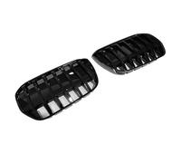 Grille Insert Trims Stripe Car Front Bumper Racing Grills Body Kits Tuning Grill Front Bumper Sigle Slat Kidney Grille For BMW G08 IX3 2020 2021 2022 2023 Front Grille Trim Stripes(Gloss black)