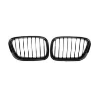 Grille Insert Trims Stripe Car Front Grille Grill L&R Hood Bumper Kidney Grilles Gloss Black For BMW E53 X5 1999 2000 2001 2002 2003 Pre-Facelift Front Grille Trim Stripes