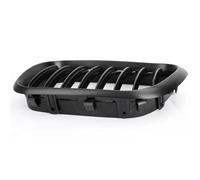 Grille Insert Trims Stripe Car Front Grille Grill L&R Hood Bumper Kidney Grilles Matte Black For BMW E53 X5 1999 2000 2001 2002 2003 Pre-Facelift Front Grille Trim Stripes