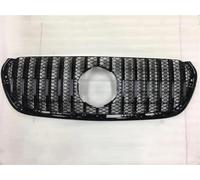 Grille Insert Trims Stripe Car Racing Grill Grid Front Grille Replacement Upper Bumper Hood Vent Mesh For Mercedes For Benz X Class 2018 2019 2020 For GT Front Grille Trim Stripes(Black)