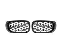Grille Insert Trims Stripe For BMW 3 Series E46 318i 320i 325i 4 Door 2002-2005 Car Front Kidney Grills Diamond Grille Racing Grill Car ABS Styling Grilles Front Grille Trim Stripes(Gloss black)