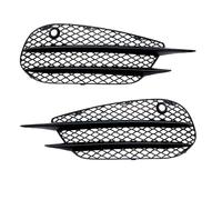 Grille Insert Trims Stripe Front Bumper Fog Light Cover Trim For Mercedes For Benz C Class W205 C180 C200 C260 2015-2018 Side Air Vent Intake Frame Grill Front Grille Trim Stripes