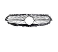Grille Kidney Front Bumper Grille Universal Style For M&ercedes For B&enz For E Class For W213 180 260 300 320 350 2020-2021(Silver Diamond)