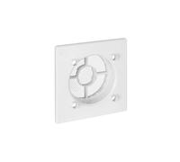 Grille with ventilation flange for panels system + RWO125