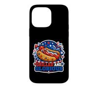 "Grilled And Glorious Patriotic Hot Dog" Case for iPhone 14 Pro Max