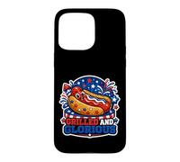 "Grilled And Glorious Patriotic Hot Dog" Case for iPhone 15 Pro Max