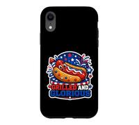 "Grilled And Glorious Patriotic Hot Dog" Case for iPhone XR