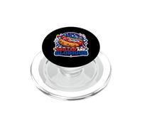 "Grilled And Glorious Patriotic Hot Dog" PopSockets PopGrip for MagSafe