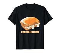 Grilled Cheese Design for Toast Lover - Team Grilled Cheese Value Graphic T-Shirt, Men, Black, XL