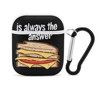 Grilled Cheese Sandwich Is The Answer Case Compatible with AirPods 2nd 1st