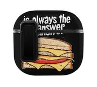 Grilled Cheese Sandwich Is The Answer Cute Case Compatible with AirPods 4 Protective Cover with Automatic Lock