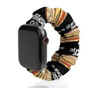 Grilled Cheese Sandwich Is The Answer Cute Watch Band Scrunchies Compatible with IWatch 38mm 40mm 42mm 44mm Elastic Strap