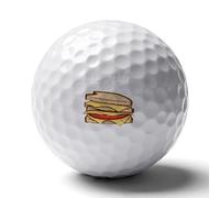 Grilled Cheese Sandwich Is The Answer Personalized Golf Balls Distance Practice Ball for Indoor Outdoor