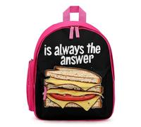 Grilled Cheese Sandwich Is The Answer Travel Backpack Casual Daypack Shoulder Bag with Adjustable Straps for Hiking