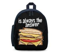 Grilled Cheese Sandwich Is The Answer Travel Backpack Casual Daypack Shoulder Bag with Adjustable Straps for Hiking