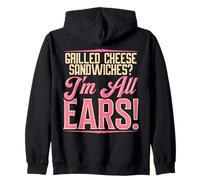 Grilled Cheese Sandwich Lover Funny Foodie Zip Hoodie