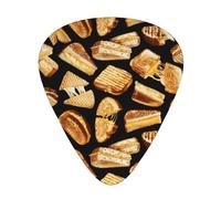 Grilled Cheese Sandwiches,12 Pcs Guitar Pick,3 Different Thickness Plectrums for Acoustic Guitar Bass Ukulele (0.46mm 0.96mm 0.71mm)