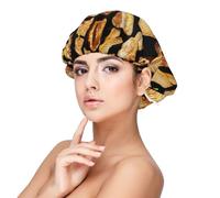 Grilled Cheese Sandwiches,Adult's Satin Sleeping Cap - Women's Elastic Sleep Bonnet, Adjustable Overnight Hair Cover