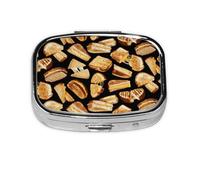 Grilled Cheese Sandwiches,Meta Pill Box 2 Compartment Medicine Case,Portable Organizer