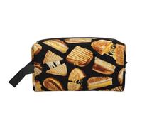 Grilled Cheese SandwichesLarge Capacity Cosmetic Organizer，Travel Makeup Bag for Women