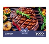 Grilled Chicken And Mediterranean Platter Durable Material Easy to Assemble Pieces, Perfect for Relaxing, Unwinding And Enjoying Quiet Moments 70x50cm/1000pcs