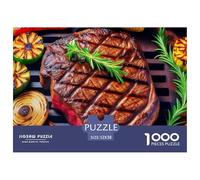 Grilled Chicken And Mediterranean Platter Sturdy Paper Material Great Brain Teaser, Suitable for Home Relaxation And Personal Hobby Time 52x38cm/1000pcs