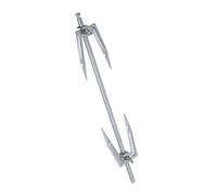 Grilled Chicken Fork Replacement Parts Stainless Steel Roast,Style 2 | Stainless steel,sturdy and durable,34.2cm/13.46 In,includes 2 forks,1 reel,2 screws,for grill,air fryer,oven