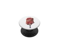 Grilled Steak on a Fork Steakhouse Grilling Steaks PopSockets Adhesive PopGrip