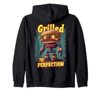 Grilled To Perfection Sandwich Cheese Zip Hoodie