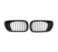 Grilles 2 Pcs Grills Front Kidney Double Slat Grill Grille For BMW 3 Series 2002-2005 Front Grille