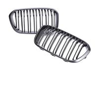 Grilles Carbon Fiber Low Bumper Grille Facelift Grill Cover For BMW 1 Series 2012-2019 Front Grille(14-19 Matte)