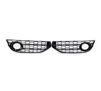 Grilles For A4 B8 Allroad 2009-2014 Fog Light Open Vent Grill Intake Cover Grille Front Grille(Black)