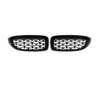 Grilles For BMW M4 M3 The 4 Series ABS Grill Front Bumper Diamond Shape Styling Front Grille(Black)