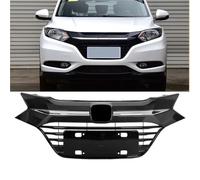 Grilles For HRV HR-V 2015 2016 2017 2018 Racing Grills Front Bumper Grille Chrome Plastic Honeycomb Hood Grill Front Grille