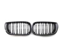 Grilles Front Center Bright Black Kidney Hood Grille Grill For BMW 3 Series 2002-2005 Front Grille(Rhd Gray)